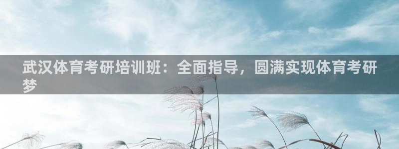 凯时官网联系方式：武汉体育考研培训班：全面指导，圆满