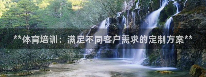 尊龙凯时网页版：**体育培训：满足不同客户需求的定制