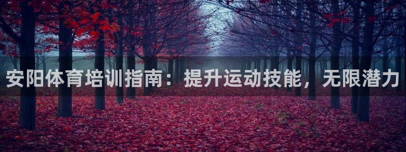 尊龙集团有限公司：安阳体育培训指南：提升运动技能，无