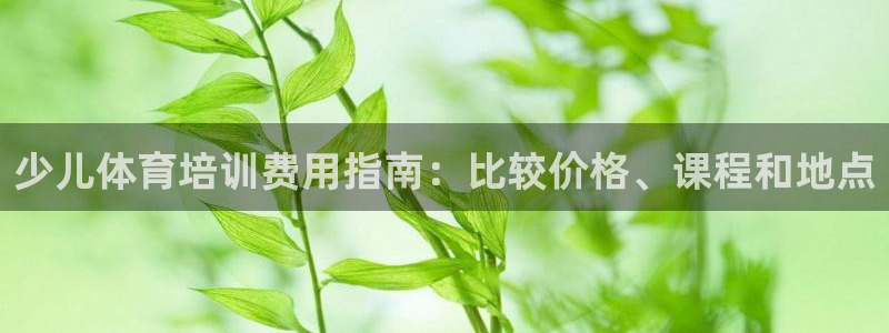 凯时官网手机版首页：少儿体育培训费用指南：比较价格、