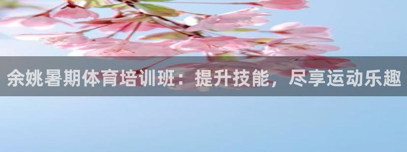尊龙凯时 人生就是搏：余姚暑期体育培训班：提升技能，